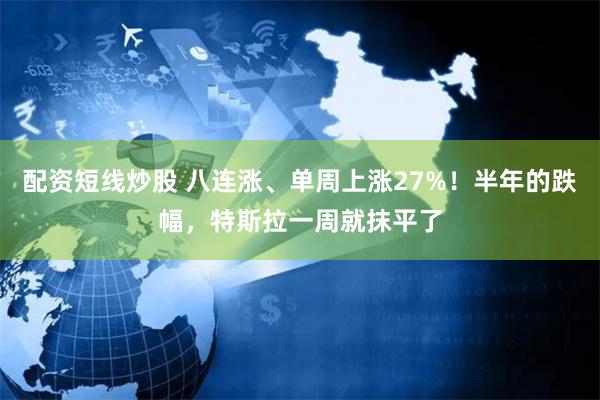 配资短线炒股 八连涨、单周上涨27%！半年的跌幅，特斯拉一周就抹平了