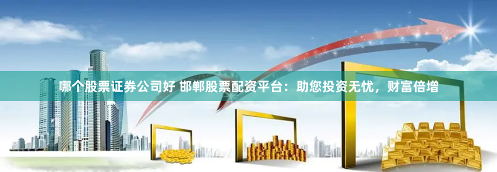 哪个股票证券公司好 邯郸股票配资平台：助您投资无忧，财富倍增